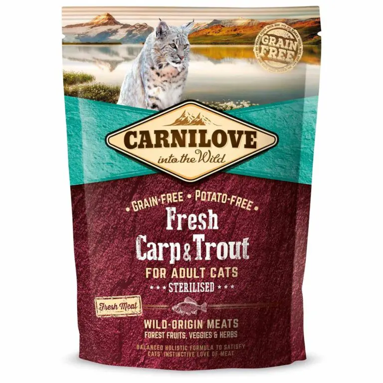 Сухий корм Carnilove Cat Fresh Carp & Trout Sterilised з коропом і фореллю для котів