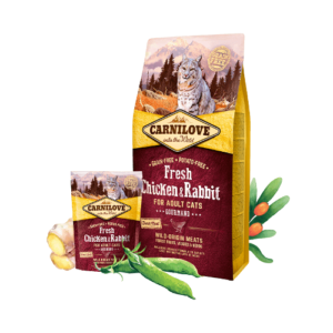 Корм для дорослих кішок, з куркою та кроликом – Carnilove Cat Fresh Chicken & Rabbit Gourmand for Adult cats