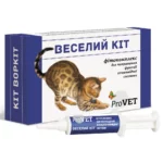 «Веселий Кіт» - для поддержания мочевыделительной системы (3 шприца-тубы по 5 мл)