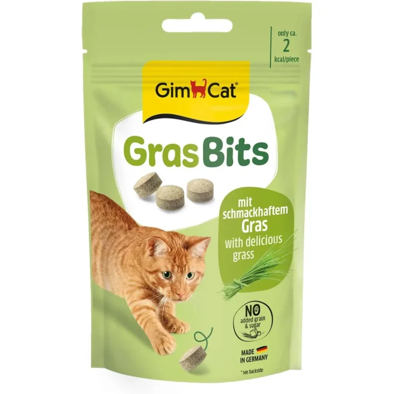 Ласощі для котів GimCat GrasBits з травою