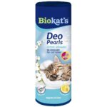 Дезодорант для котячого туалету Biokat’s «Deo Pearls Cotton Blossom» з ароматом бавовни, 700 г (порошок)