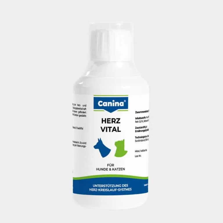 Вітаміни для серця Canina Herz-Vital для собак та котів