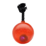 Іграшка для собак Bomber М'яч, що світиться, з ручкою 17 см (гума)