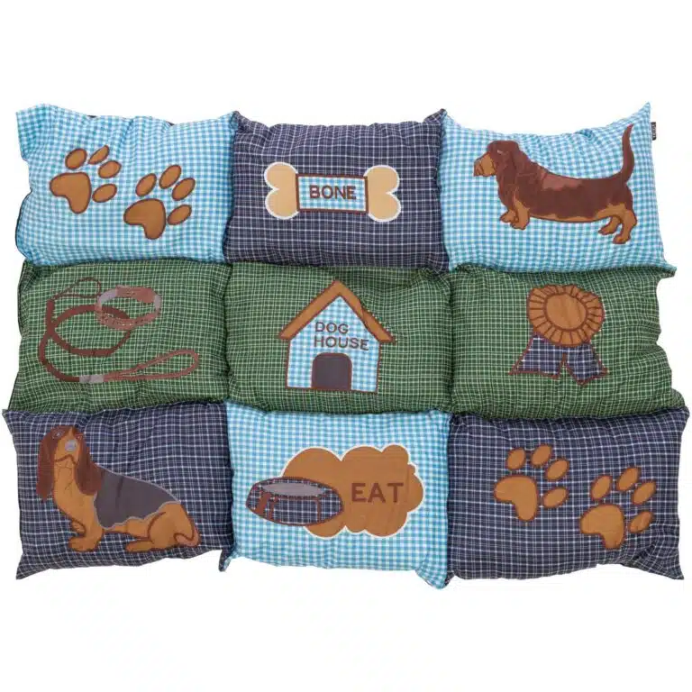 Матрац Trixie Patchwork синій для собак, 80х55 см
