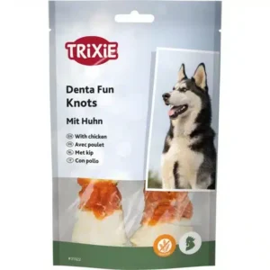 Ласощі Trixie Denta Fun кісточка для зубів з куркою для собак, 2 шт по 70 г