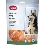 Ласощі для собак Trixie Denta Fun Кільце для чищення зубів з куркою 10 см 110 г