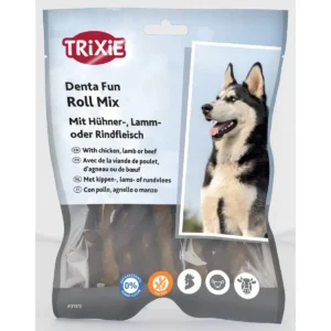 Ласощі Trixie Denta Fun Chewing Rolls Mix для собак, 250 г