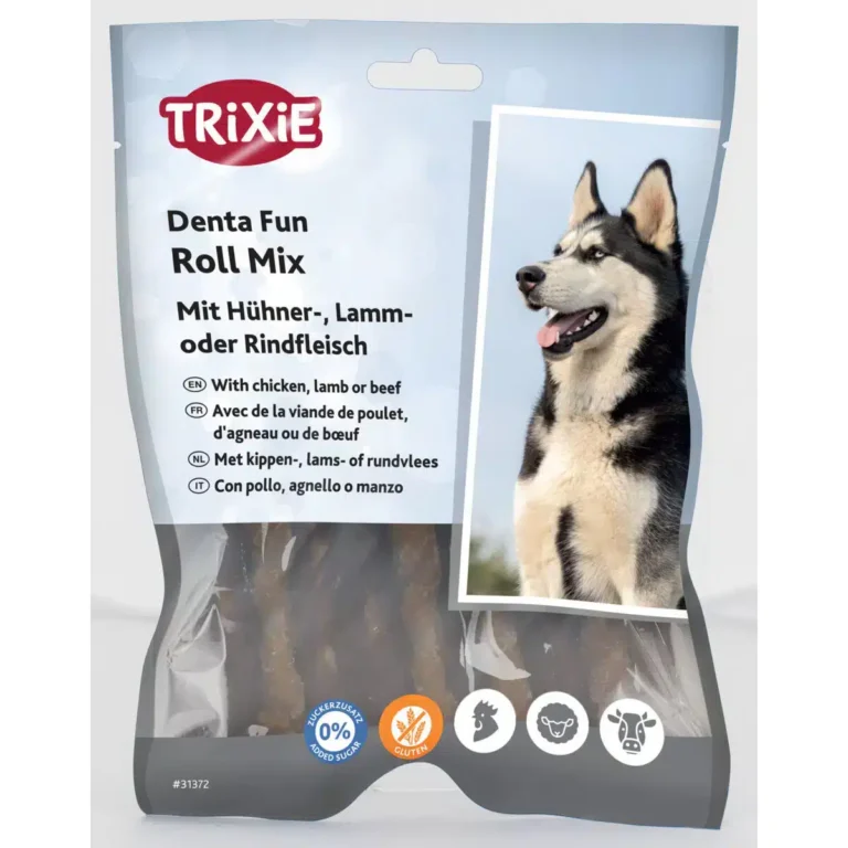 Ласощі Trixie Denta Fun Chewing Rolls Mix для собак, 250 г