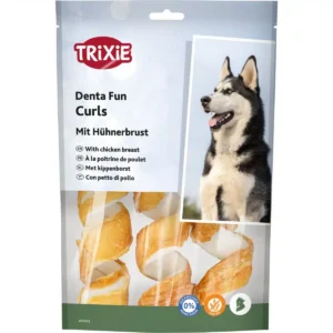Ласощі Trixie Denta Fun Chicken Chewing Curls з куркою для собак, 110 г