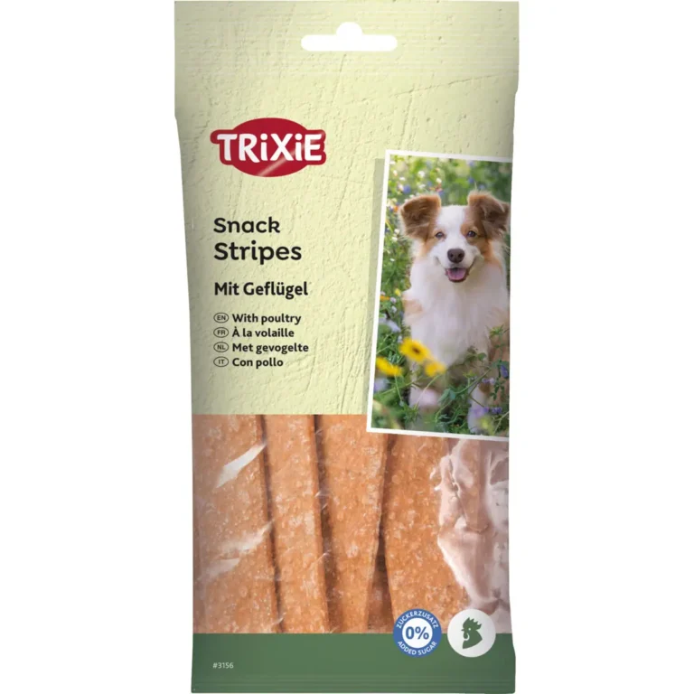 Ласощі Trixie Stripes Light з куркою для собак, 100 г