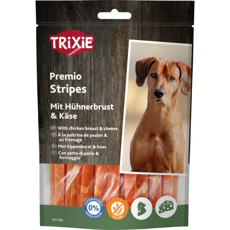 Ласощі для собак Trixie Premio Chicken Cheese Stripes палички з куркою та сиром, 100 г