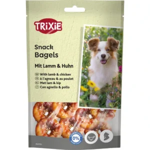 Ласощі Trixie Premio Lamb Chicken Bagles з ягням і куркою для собак, 100 г