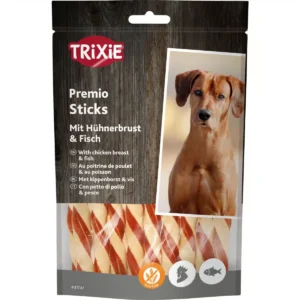 Ласощі Trixie Premio Fish Chicken Sticks з куркою і рибою для собак, 80 г