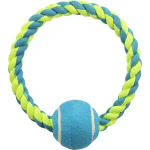 Игровой канат с тенисн.мячом 18см