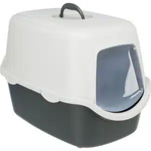 Туалет Trixie Vico закритий бірюзовий для котів, 40 х 40 х 56 см