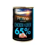 Вологий корм Profine з куркою і печінкою для собак, 400 г