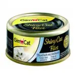Вологий корм Shiny Cat Filet з тунцем та анчоусом для котів, 70 г