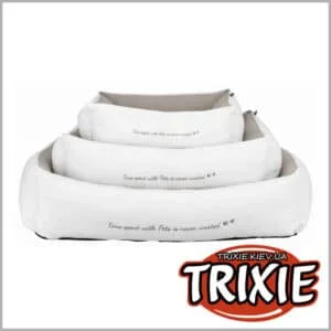 Лежак Trixie Pet's Home із серцем білий 80 см для собак