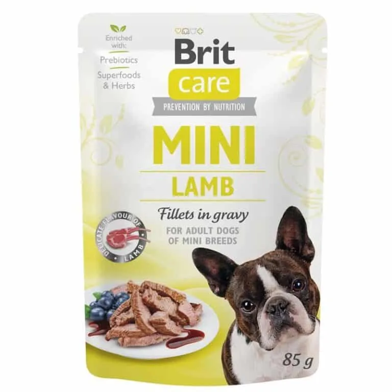 Вологий корм Brit Care Mini для собак малих порід з ягням, 85 г