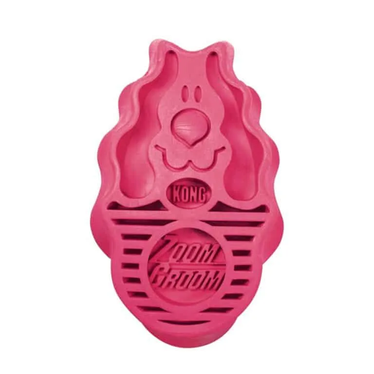 Іграшка KONG ZoomGroom рожева для собак
