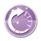 badge lavender continuous freshness icon lilac