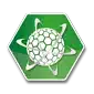 badge scented extra strong continuous freshness icon green