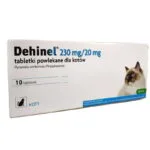 Дехінел (Dehinel) KRKA від глистів для котів, 10 таб