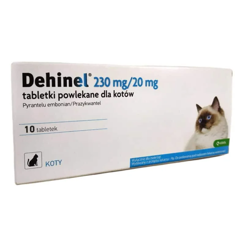 Дехінел (Dehinel) KRKA від глистів для котів, 10 таб