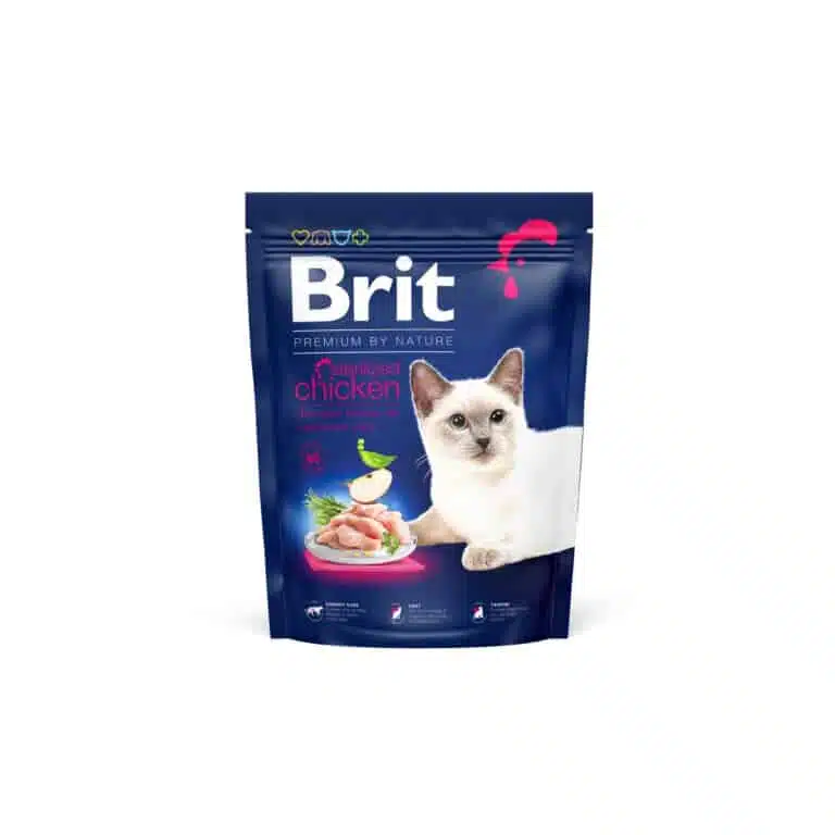 Сухий корм Brit Premium by Nature Cat Sterilised для стерилізованих котів з куркою