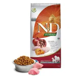 Сухий корм для дорослих собак Farmina N&D Adult Medium & Maxi беззерновий з куркою, гарбузом і гранатом