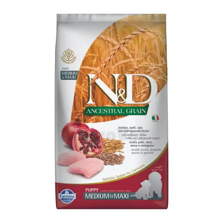 Сухий корм Farmina N&D Low Grain Puppy Medium & Maxi з куркою для цуценят