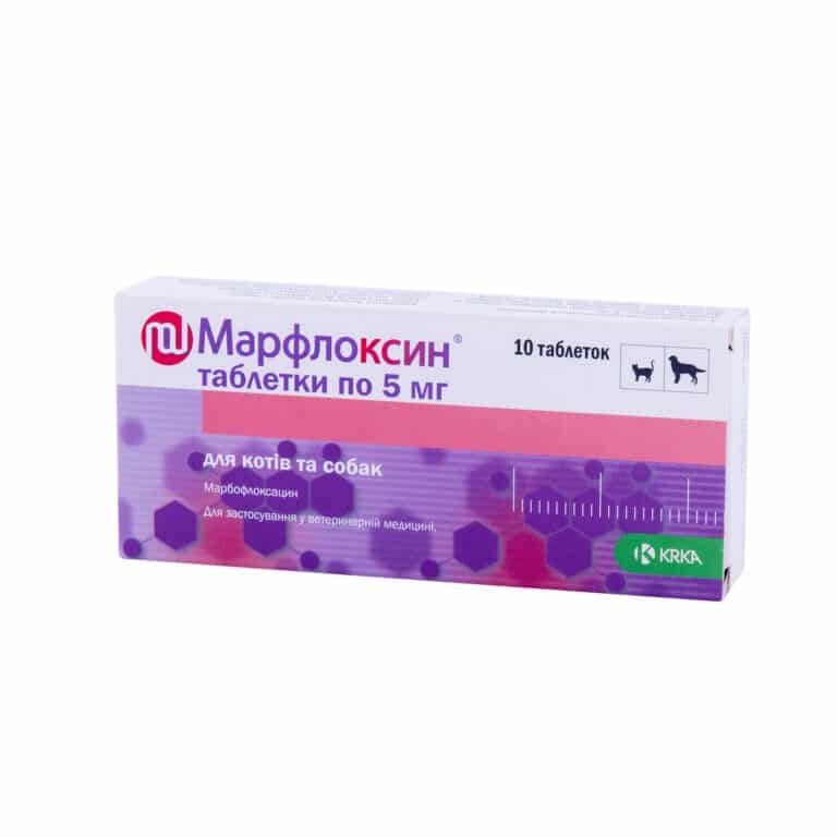 Марфлоксин (Marfloxin) антибіотик таблетки зі смаком м'яса для тварин