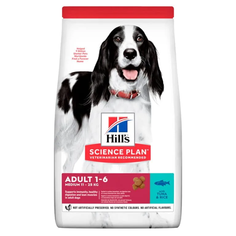 Сухий корм Hill's Science Plan Adult Medium для дорослих собак з тунцем і рисом