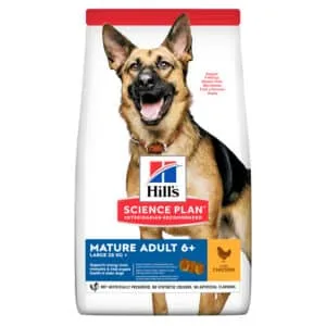 Сухий корм для літніх собак великих порід Hill's Science Plan Mature Adult 6+ Large Breed з куркою, 14 кг