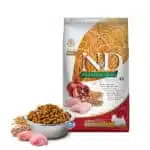 Сухий корм Farmina N&D Low Grain Senior Mini 7+ з куркою для літніх собак, 2.5 кг