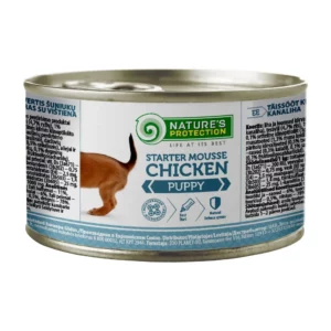 Мус Nature's Protection Puppy Starter з куркою для цуценят, 200 г