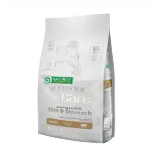 Сухий корм для дорослих собак малих порід Nature's Protection Superior Care Sensitive Skin & Stomach з ягням