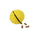 Іграшка для собак MISOKO&CO Гумовий м'яч, yellow, 8 cm