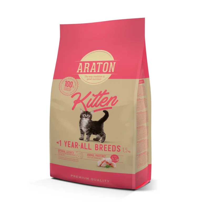 Сухий корм Araton Kitten з птицею для кошенят