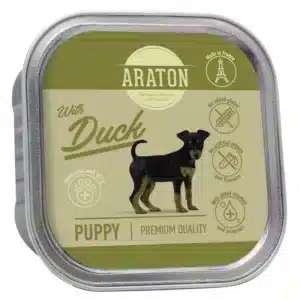 Вологий корм для цуценят Araton Puppy with Duck з качкою, 150 г
