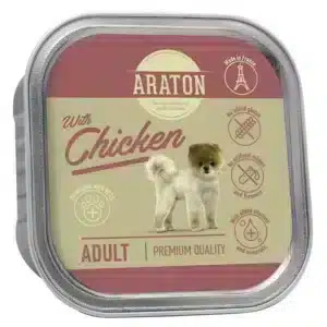 Вологий корм для дорослих собак Araton Adult з куркою, 150 г
