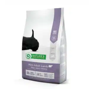 Сухий корм для дорослих собак малих порід Nature's Protection Mini Adult Lamb з ягням