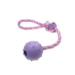 Іграшка для собак MISOKO&CO М'яч із мотузкою, purple, 37x5 cm