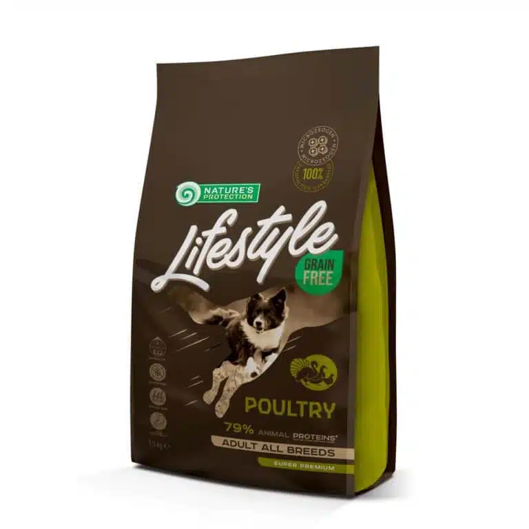 Корм Nature's Protection Lifestyle Adult беззерновий з птицею для дорослих собак