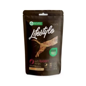 Ласощі Nature's Protection Lifestyle Soft Rabbit Strips для котів, 75 г