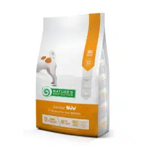 Сухий корм для цуценят Nature's Protection Junior з птицею