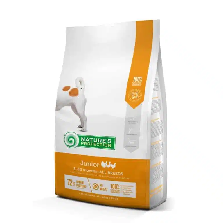 Сухий корм для цуценят Nature's Protection Junior з птицею