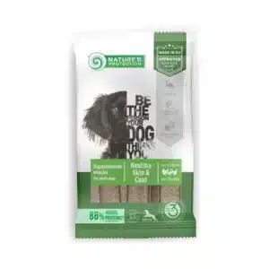 Ласощі Nature's Protection Healthy Skin & Coat з птицею для собак, 160 г