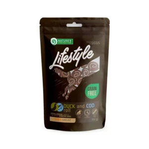 Ласощі Nature's Protection Lifestyle рулети з качкою і тріскою для собак