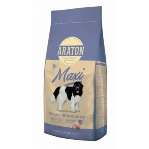 Сухий корм для дорослих собак великих порід Araton Maxi Adult з птицею, 15 кг